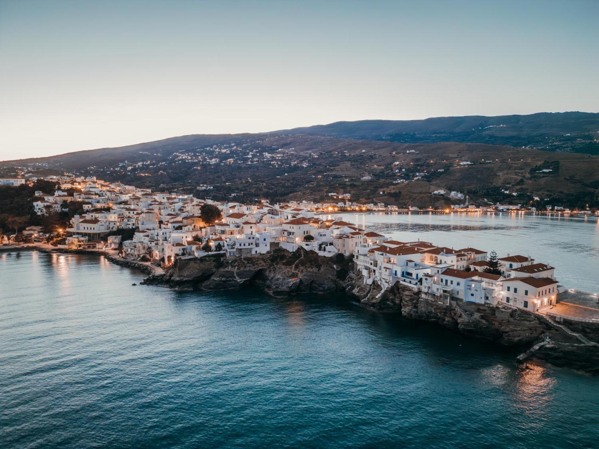 Golden Vista, Beachfront Suites By Explore Andros Bagian luar foto