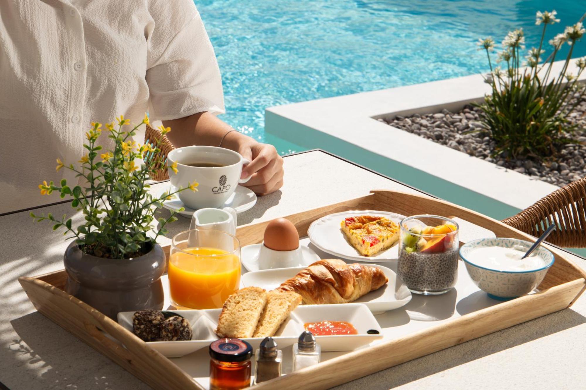 Golden Vista, Beachfront Suites By Explore Andros Bagian luar foto