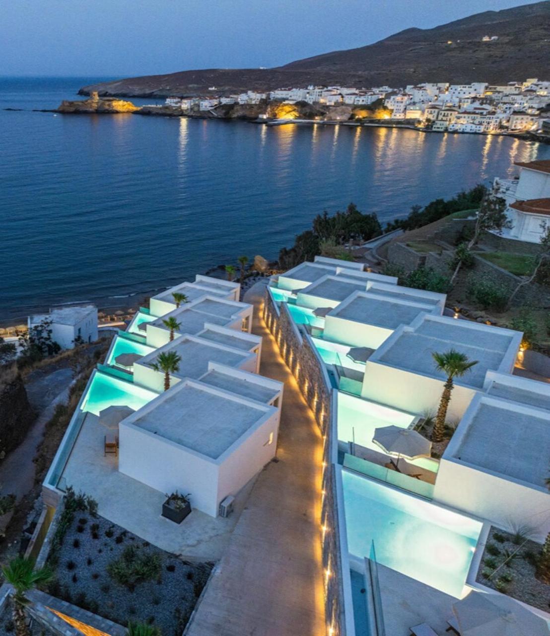 Golden Vista, Beachfront Suites By Explore Andros Bagian luar foto